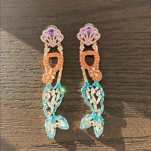 Betsey Johnson Mermaid Earrings